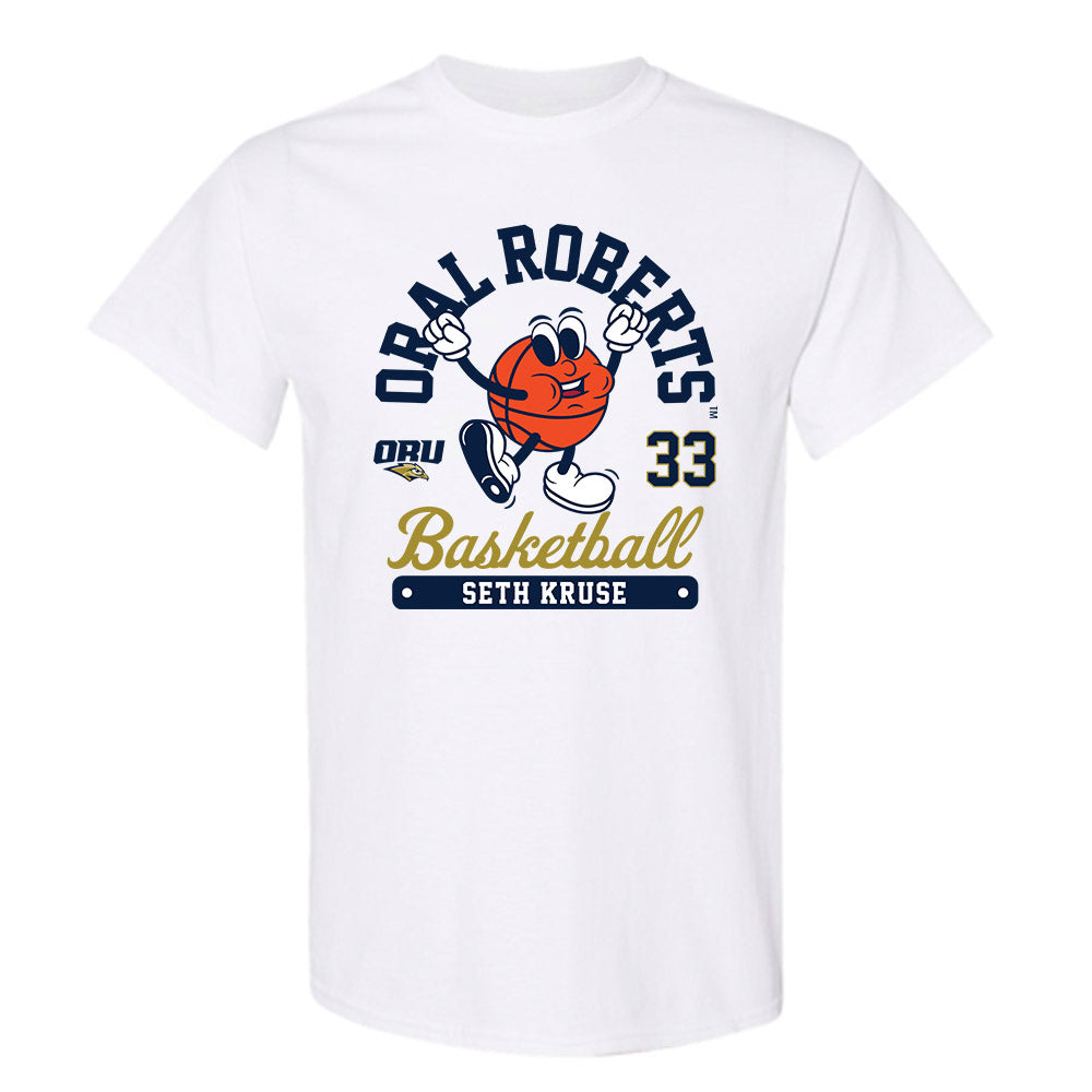 Oral Roberts - NCAA Men's Basketball : Seth Kruse - Fashion Shersey T-Shirt-0