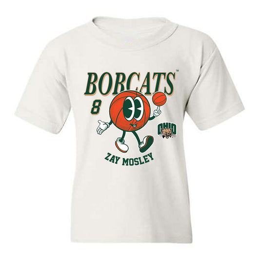Ohio - NCAA Men's Basketball : Zay Mosley - Fashion Shersey Youth T-Shirt-0