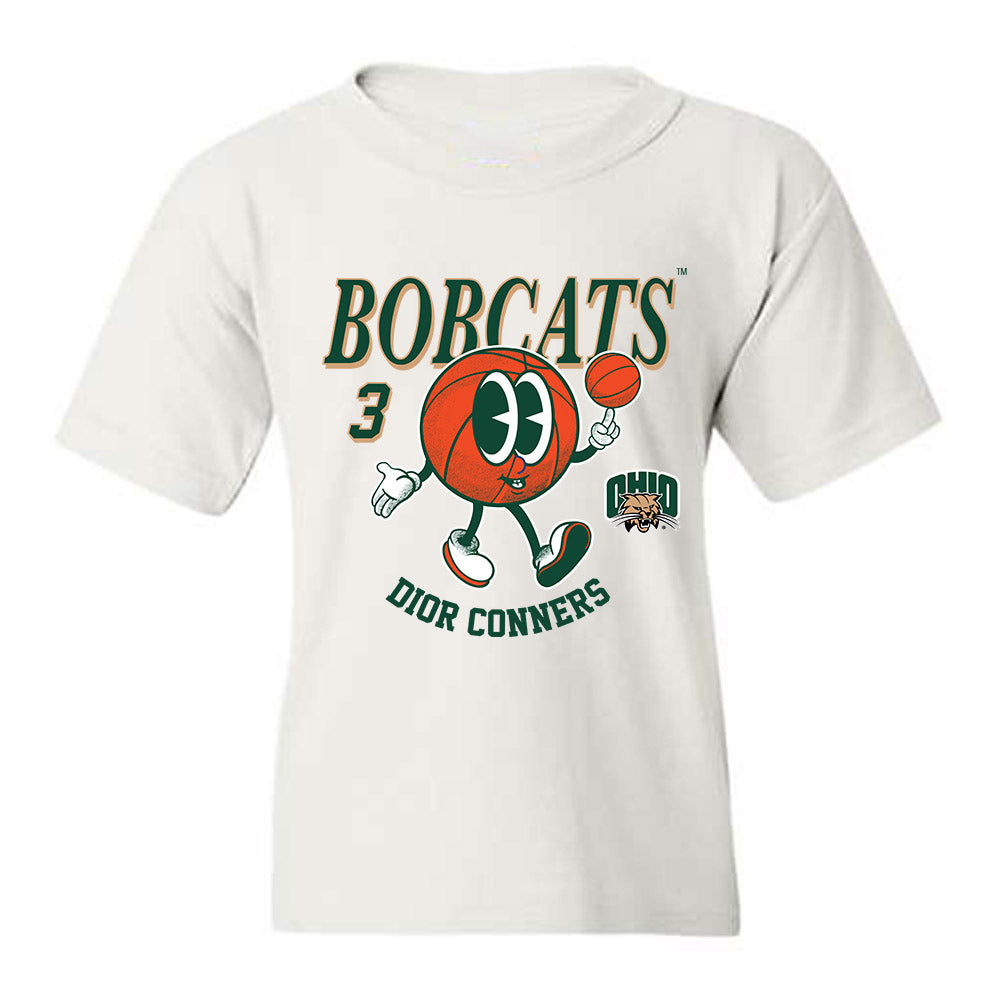 Ohio - NCAA Men's Basketball : Dior Conners - Fashion Shersey Youth T-Shirt-0