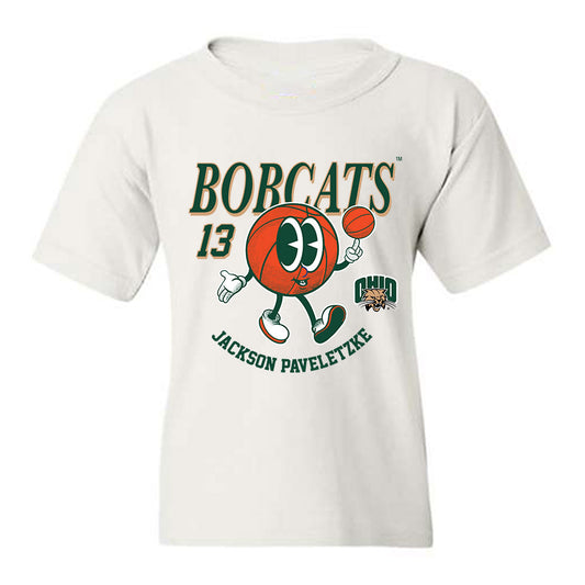 Ohio - NCAA Men's Basketball : Jackson Paveletzke - Fashion Shersey Youth T-Shirt-0