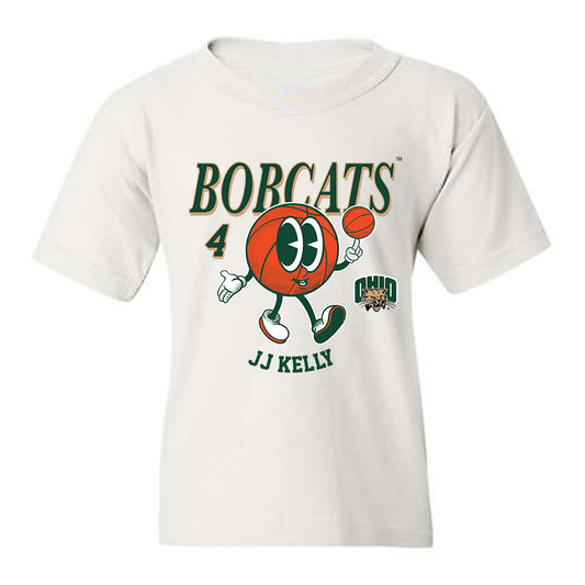 Ohio - NCAA Men's Basketball : JJ Kelly - Fashion Shersey Youth T-Shirt-0