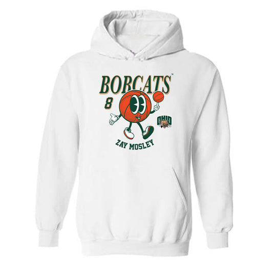Ohio - NCAA Men's Basketball : Zay Mosley - Fashion Shersey Hooded Sweatshirt-0