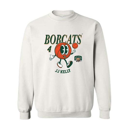 Ohio - NCAA Men's Basketball : JJ Kelly - Fashion Shersey Crewneck Sweatshirt-0