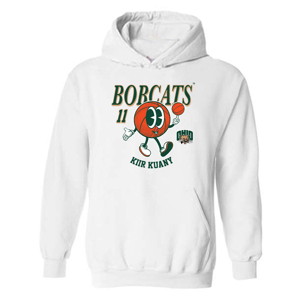 Ohio - NCAA Men's Basketball : Kiir Kuany - Fashion Shersey Hooded Sweatshirt