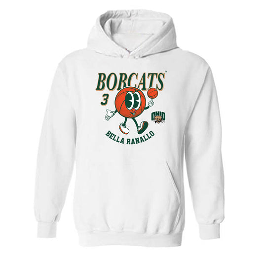 Ohio - NCAA Women's Basketball : Bella Ranallo - Fashion Shersey Hooded Sweatshirt-0