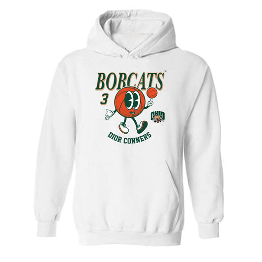 Ohio - NCAA Men's Basketball : Dior Conners - Fashion Shersey Hooded Sweatshirt-0