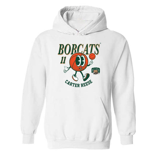 Ohio - NCAA Men's Basketball : Carter Reese - Fashion Shersey Hooded Sweatshirt-0
