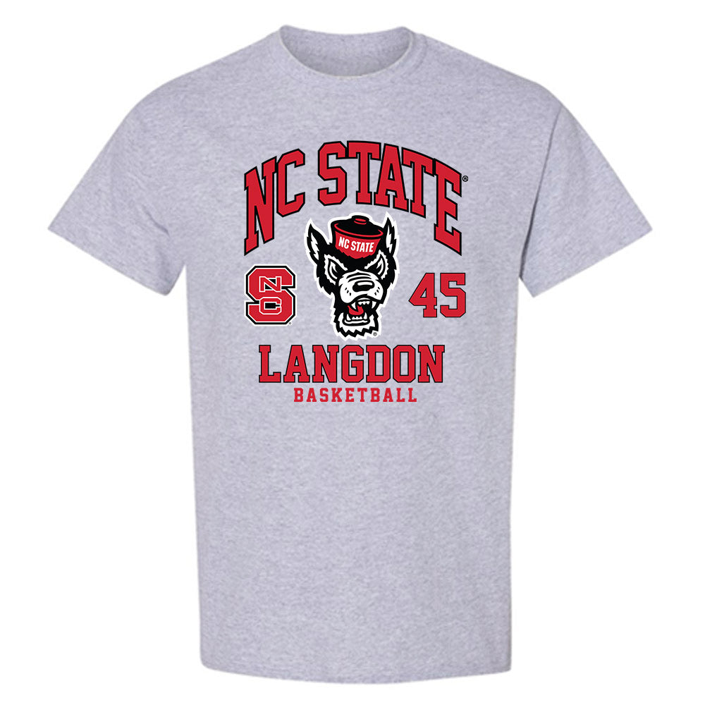 NC State - NCAA Men's Basketball : Colt Langdon - Fashion Shersey T-Shirt-0