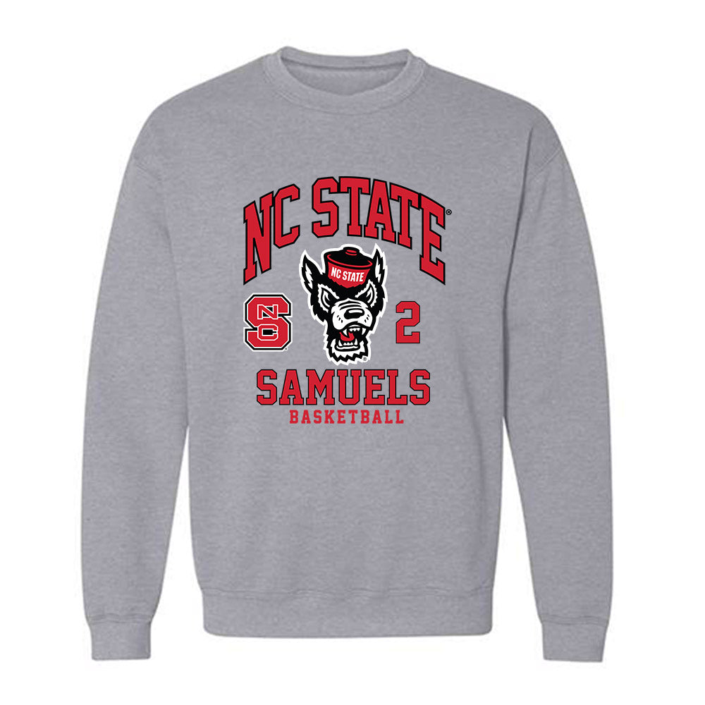 NC State - NCAA Women's Basketball : Qadence Samuels - Fashion Shersey Crewneck Sweatshirt-0