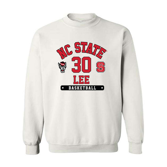 NC State - NCAA Men's Basketball : Sung Jin Lee - Fashion Shersey Crewneck Sweatshirt-0