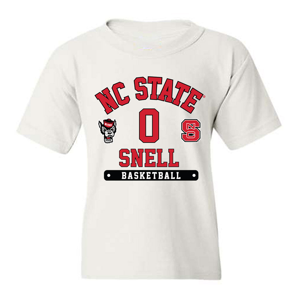 NC State - NCAA Men's Basketball : Jordan Snell - Fashion Shersey Youth T-Shirt-0