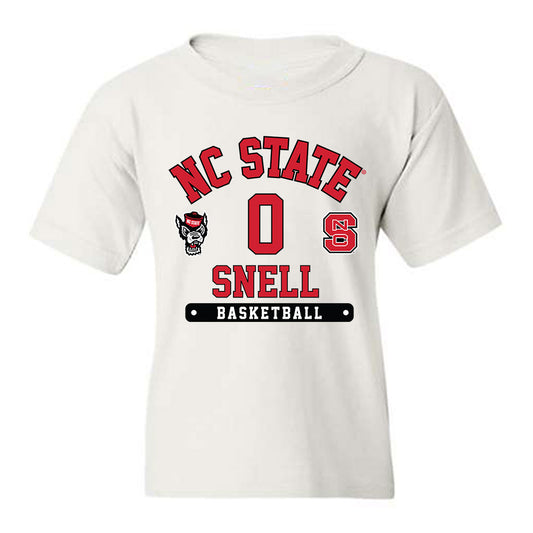 NC State - NCAA Men's Basketball : Jordan Snell - Fashion Shersey Youth T-Shirt-0