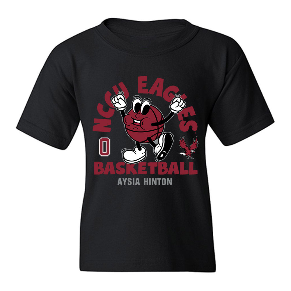 NCCU - NCAA Women's Basketball : Aysia Hinton - Fashion Shersey Youth T-Shirt-0