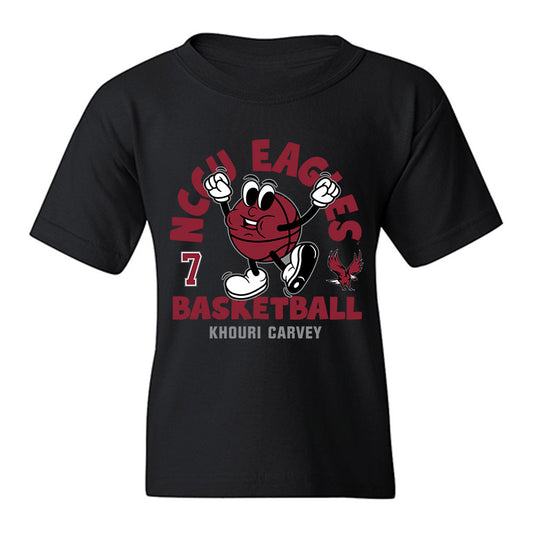 NCCU - NCAA Men's Basketball : Khouri Carvey - Fashion Shersey Youth T-Shirt-0