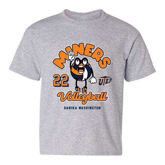 UTEP - NCAA Women's Volleyball : Danika Washington - Fashion Shersey Youth T-Shirt-0