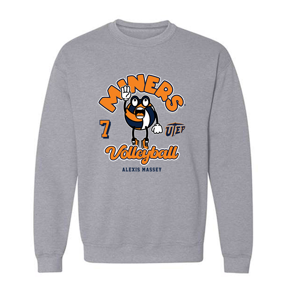 UTEP - NCAA Women's Volleyball : Alexis Massey - Fashion Shersey Crewneck Sweatshirt