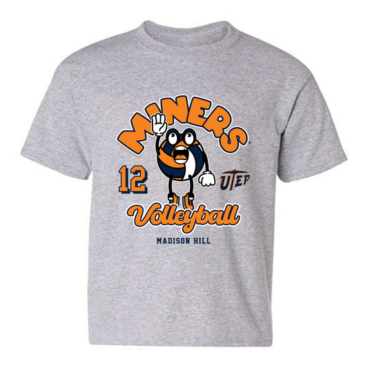 UTEP - NCAA Women's Volleyball : Madison Hill - Fashion Shersey Youth T-Shirt-0