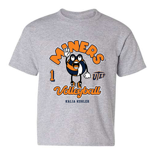UTEP - NCAA Women's Volleyball : Kalia Kohler - Fashion Shersey Youth T-Shirt-0