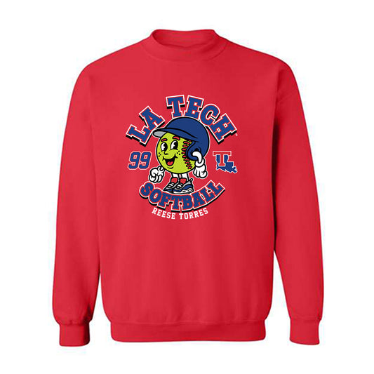 LA Tech - NCAA Softball : Reese Torres - Fashion Shersey Crewneck Sweatshirt-0