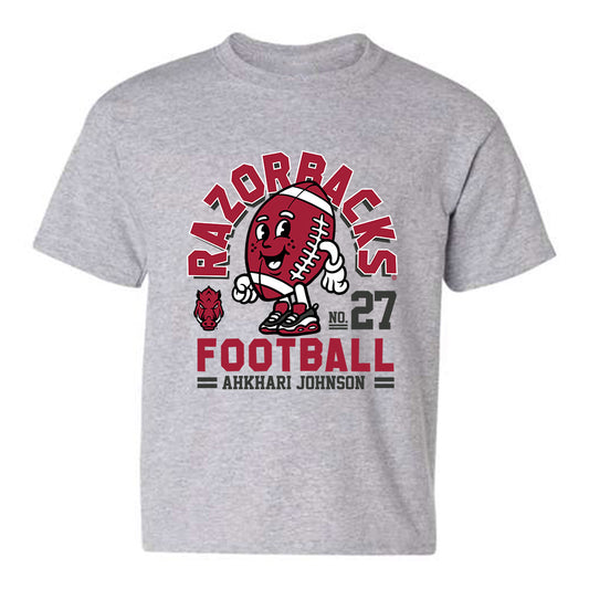 Arkansas - NCAA Football : Ahkhari Johnson - Fashion Shersey Youth T-Shirt