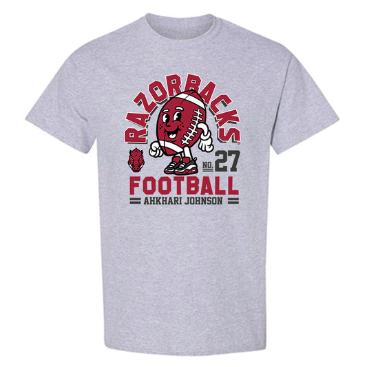 Arkansas - NCAA Football : Ahkhari Johnson - Fashion Shersey T-Shirt