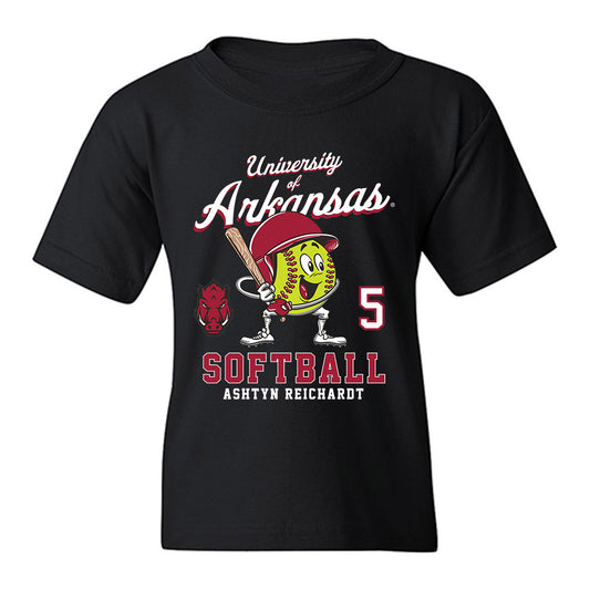 Arkansas - NCAA Softball : Ashtyn Reichardt - Fashion Shersey Youth T-Shirt-0