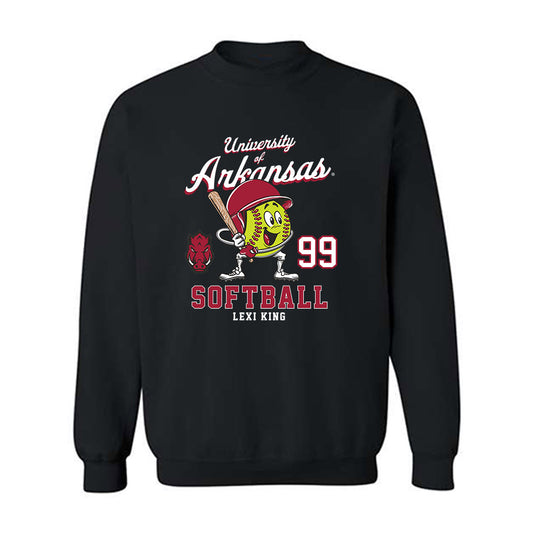 Arkansas - NCAA Softball : Lexi King - Fashion Shersey Crewneck Sweatshirt-0