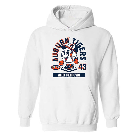 Auburn - NCAA Baseball : Alex Petrovic - Hooded Sweatshirt Fashion Shersey