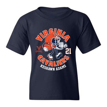 Virginia - NCAA Football : KeShawn Adams - Youth T-Shirt Fashion Shersey