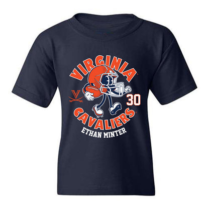 Virginia - NCAA Football : Ethan Minter - Youth T-Shirt Fashion Shersey