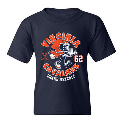 Virginia - NCAA Football : Drake Metcalf - Youth T-Shirt Fashion Shersey