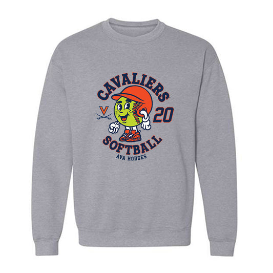 Virginia - NCAA Softball : Ava Hodges - Fashion Shersey Crewneck Sweatshirt-0