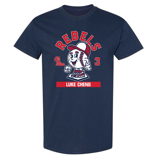 Ole Miss - NCAA Baseball : Luke Cheng - Fashion Shersey T-Shirt-0