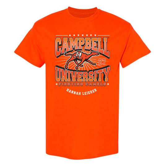 Campbell - NCAA Softball : Hannah Leierer - Fashion Shersey T-Shirt-0