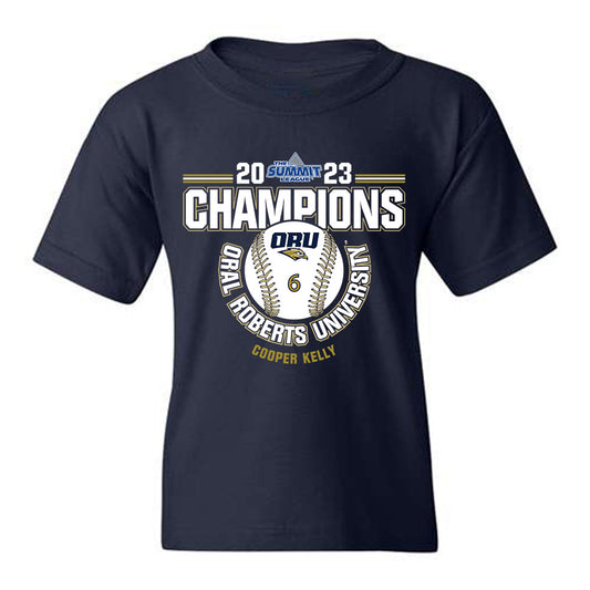 Oral Roberts - NCAA Baseball : Cooper Kelly - Sports Shersey Youth T-Shirt