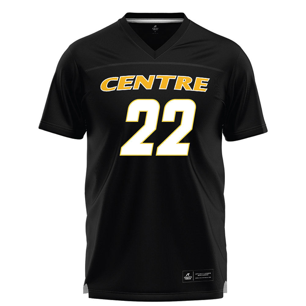 Centre College - NCAA Women's Lacrosse : Mary Haley - Black Lacrosse Jersey-0