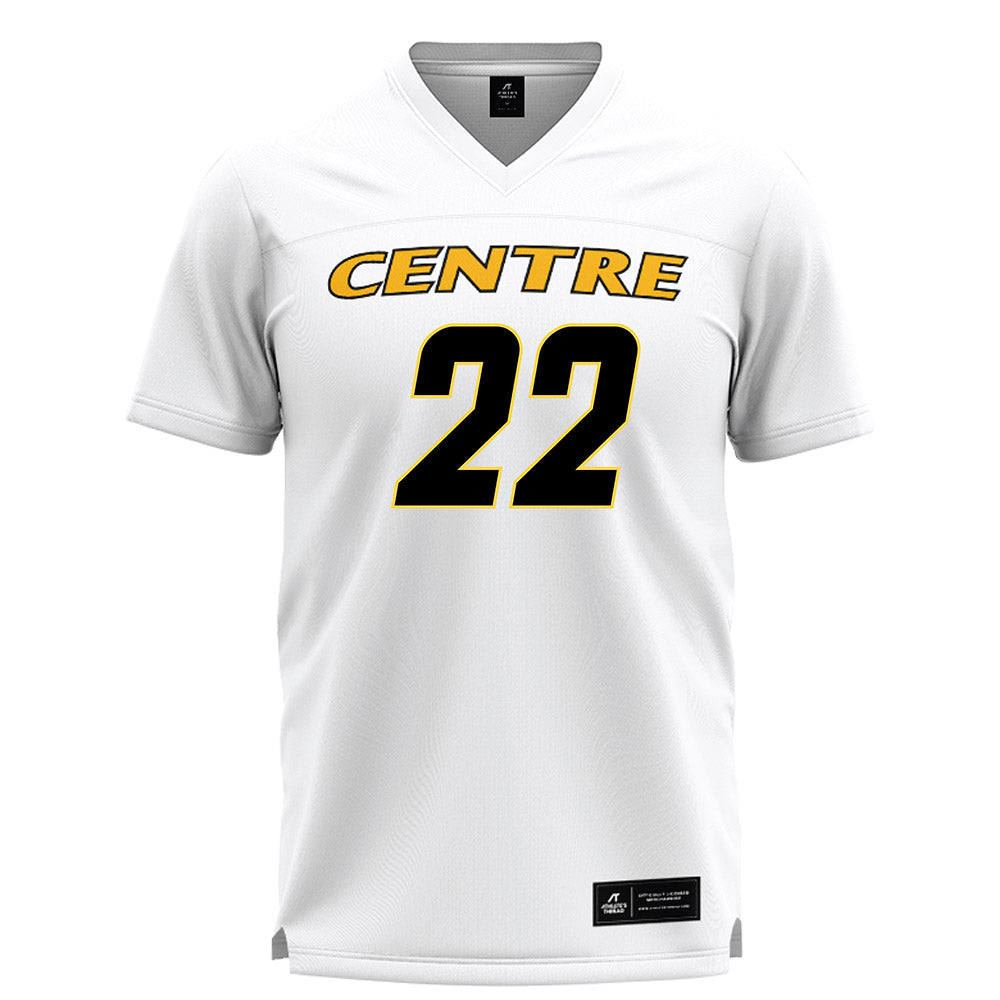 Centre College - NCAA Women's Lacrosse : Mary Haley - White Lacrosse Jersey-0