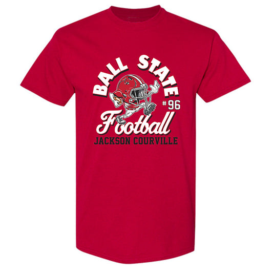 Ball State - NCAA Football : Jackson Courville - T-Shirt Fashion Shersey