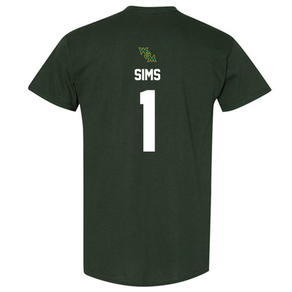William & Mary - NCAA Football : Tariq Sims - T-Shirt-1