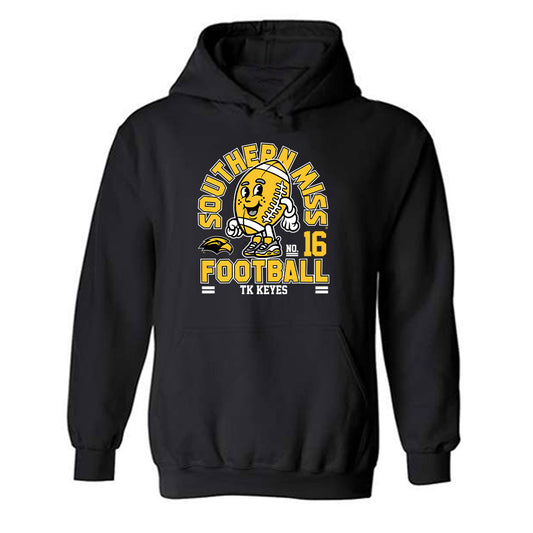 Southern Miss - NCAA Football : TK Keyes - Sports Shersey Hooded Sweatshirt