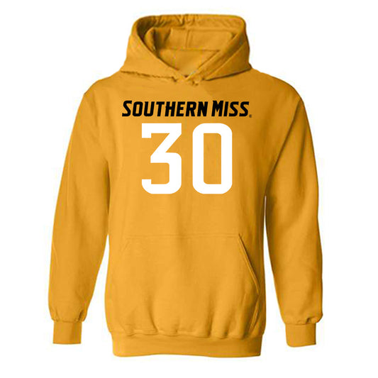 Southern Miss - NCAA Football : Andrew Tate - Replica Shersey Hooded Sweatshirt-0