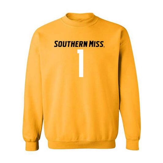 Southern Miss - NCAA Football : Braylon Braxton - Replica Shersey Crewneck Sweatshirt-0
