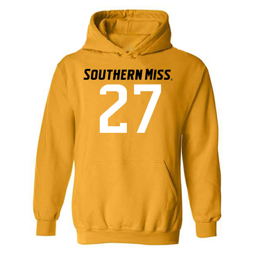 Southern Miss - NCAA Football : Malachi Henderson - Replica Shersey Hooded Sweatshirt-0