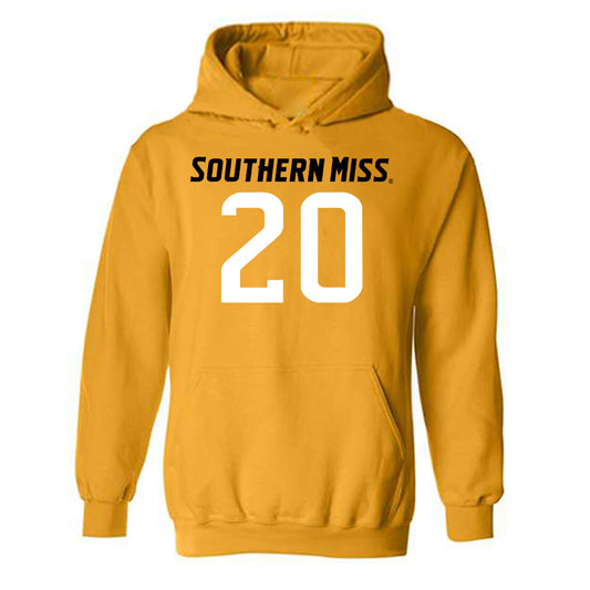 Southern Miss - NCAA Football : Robert Henderson - Replica Shersey Hooded Sweatshirt-0