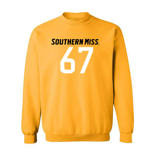 Southern Miss - NCAA Football : Broderick Roman - Replica Shersey Crewneck Sweatshirt-0