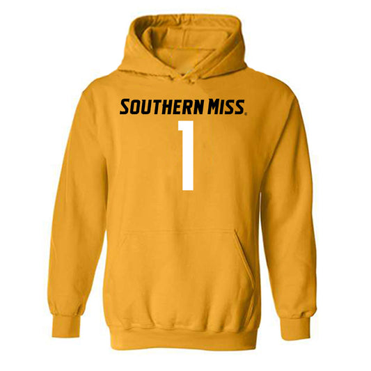 Southern Miss - NCAA Football : Braylon Braxton - Replica Shersey Hooded Sweatshirt-0