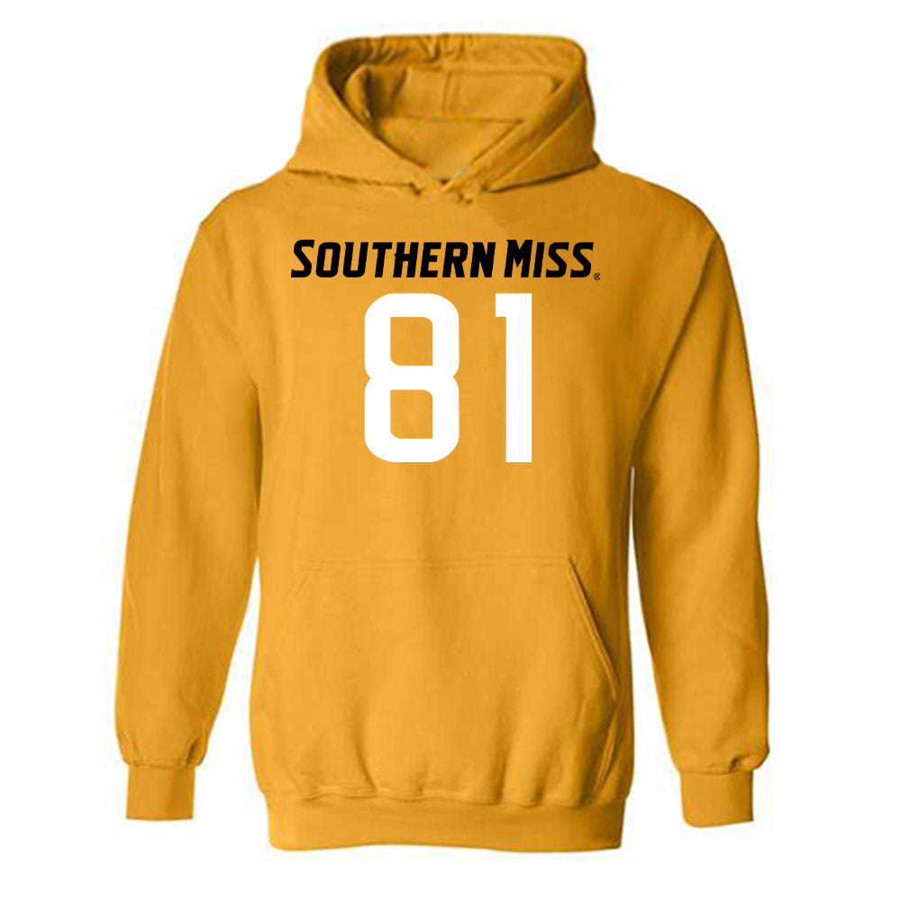 Southern Miss - NCAA Football : Cace Reed - Replica Shersey Hooded Sweatshirt-0