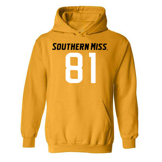 Southern Miss - NCAA Football : Cace Reed - Replica Shersey Hooded Sweatshirt-0