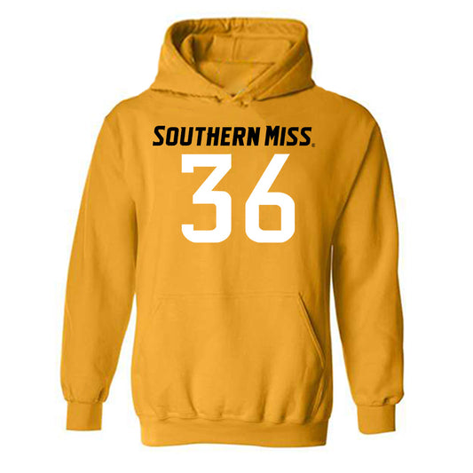 Southern Miss - NCAA Football : Brodarius Lewis - Replica Shersey Hooded Sweatshirt-0