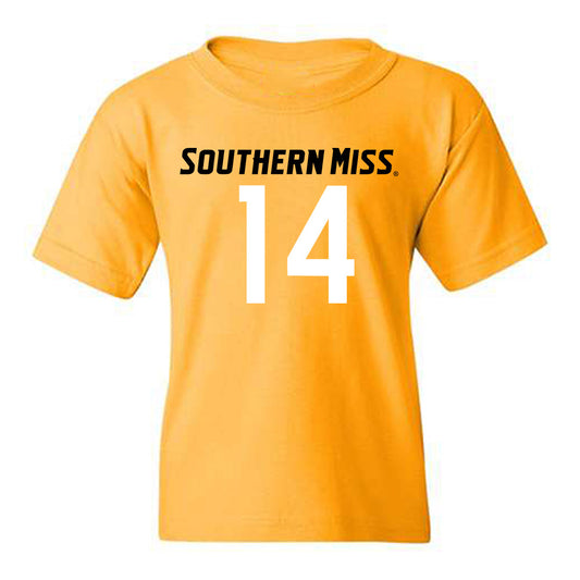 Southern Miss - NCAA Football : Jordan Pride - Replica Shersey Youth T-Shirt-0